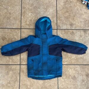4T Toddler Boy Wonder Kids Winter Blue Hooded Jacket